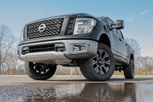 Nissan Titan Suspension Lift Kit - Front + Rear - Rough Country - 3 Inch Lift Kit | N3 Struts & Shocks - '04-'24